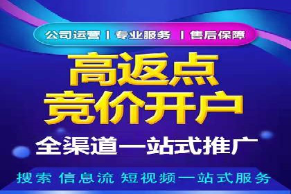 竞价广告平台端口开户的实战经验
